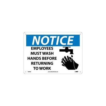 Nmc NOTICE, EMPLOYEES MUST WASH, N269P N269P